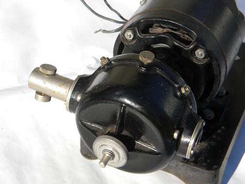 Old Welch electric motor w/variable speed/direction transmission