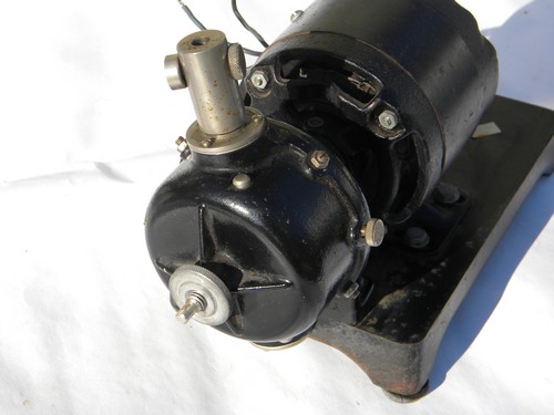 Old Welch electric motor w/variable speed/direction transmission