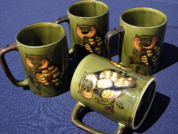 NEW VTG Down East Crafts VTG Pelican Coffee Mug Cup December 1980 Seashore  Japan