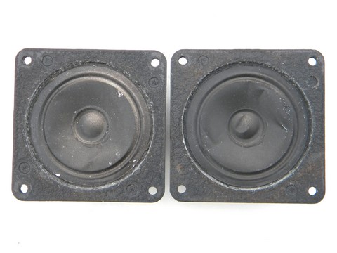 Pair of 3'' 8 ohm 746 Bozak tweeters speakers, 1970s disco vintage