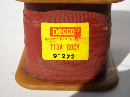 Pair of Decco 9-272 industrial solenoid coils Detroit Coil Co