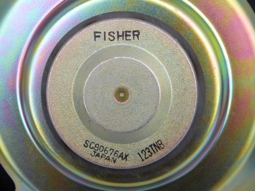 Pair of Fisher 10'' SC80676AX speakers, vintage Japan