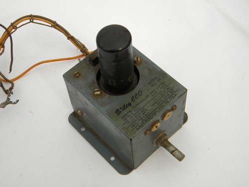 Pair of vintage Bliley CCO model 2H short wave radio crystal oscillators for parts