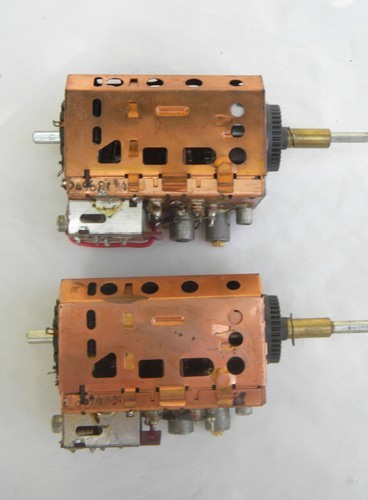 Pair vintage Zenith TV switching assemblies for steampunk project