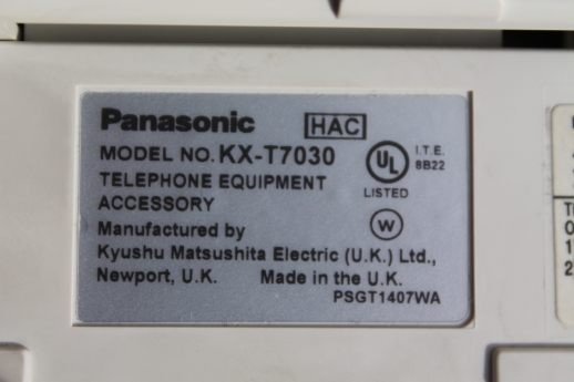 Panasonic KX-T7030 telephone ESS electronic switching system phone for parts