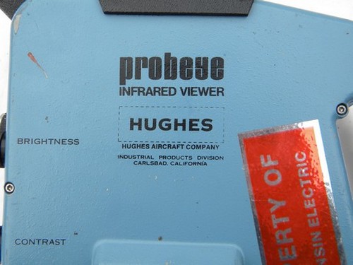Probeye model 664 infrared viewer, Hughes Aircraft Co w/case etc.