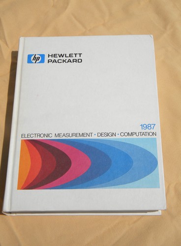 Retro 1980s HP Hewlett Package industrial product catalog 1987