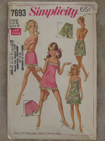 lingerie 60s