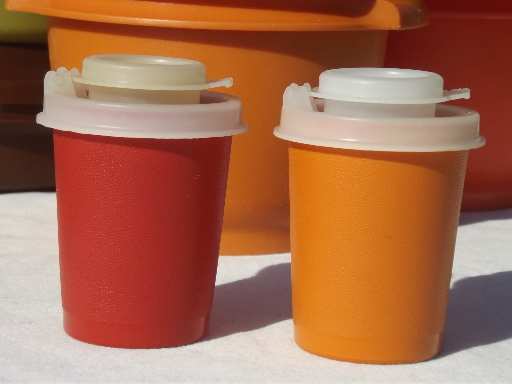 Tupperware Vintage/Retro Sippy Cups