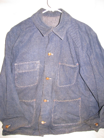 Retro 70s vintage western wear rancher's denim work shirt / jacket lot ...