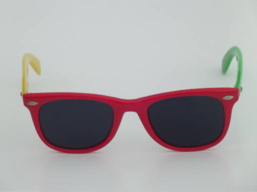 Retro 80s vintage plastic M&Ms sunglasses in candy package case