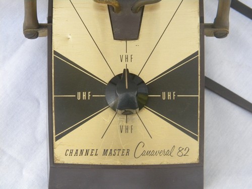 Retro atomic vintage Channel Master rabbit ears television antenna
