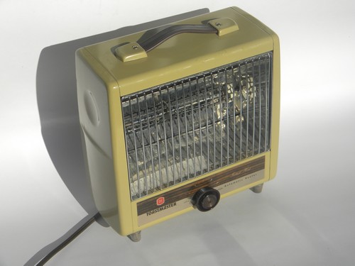 Retro electric space heater, 60s 70s vintage Toastmaster heater