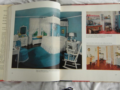 Retro mid century modern Ladies Home Journal Interior Decoration w/color photos