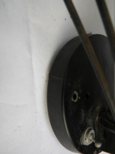 Retro mid-century Eames vintage architectural porch light sconce