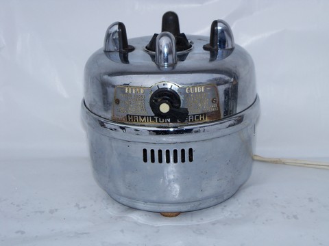 Retro mid-century vintage chrome Hamilton Beach electric blender base