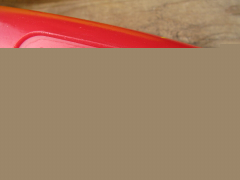 Retro vintage plastic picnic/barbeque ketchup and mustard set, hot dogs!