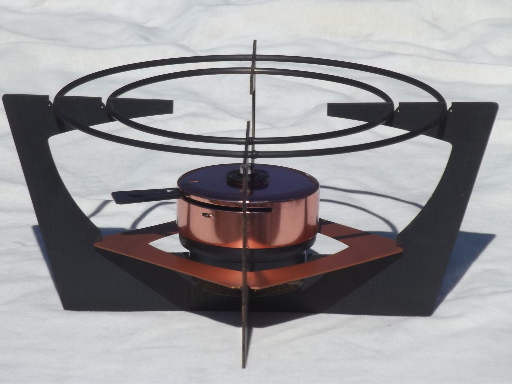 Ronson Varaflame Cookette, butane   chafing dish warming stand, mint in box