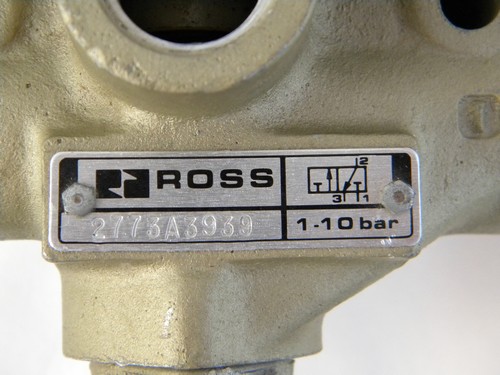 Ross industrial solenoid operated compressed air valve 2773A3939