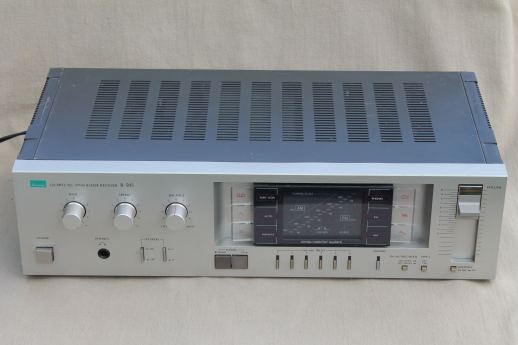 Sansui R-505 Quartz Pll Synthesizer Receiver, retro stereo receiver audio equipment