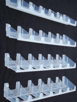 Seed packet store display racks, wall mount storage  for crafts or shop