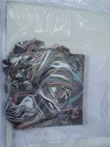 Something Special cotton floss needlepoint unicorn canvas kit, sealed