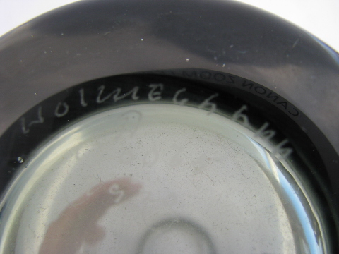 Tall vintage smoke brown glass vase, retro mod scandinavian modern