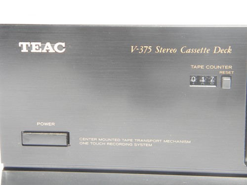 TEAC V-375 Dolby stereo cassette tape deck player