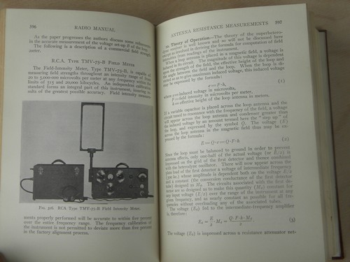 The Radio Manual illustrated radio technical book 1938 out of print