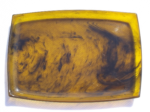 Tortoise shell plastic cocktail trays 60s vintage tray canape plates