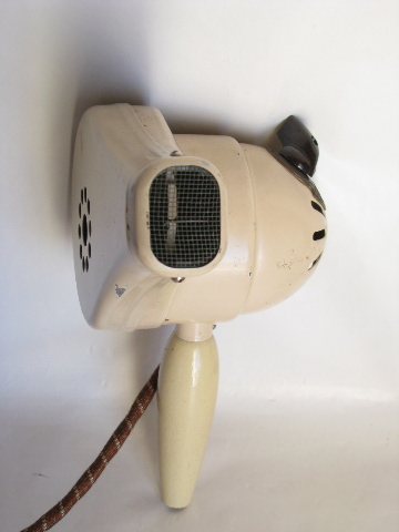 Vintage 1930s art deco Kwik-Way early electric hair / blow dryer