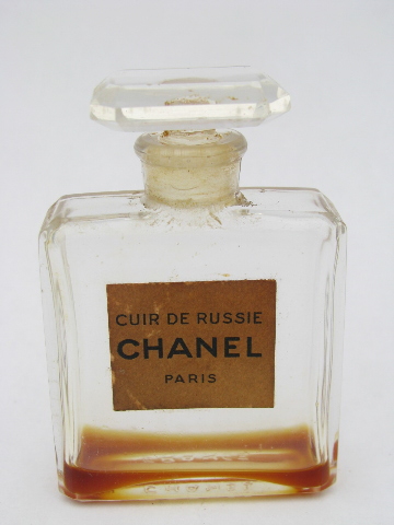 Vintage 1950s glass stoppered perfume bottles, Youth-Dew, Chanel