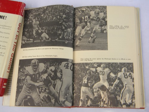 Vintage 1960s Bill Glass/Cleveland Browns football books photos etc
