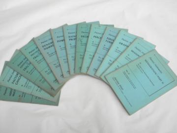 Vintage 40s complete mathematics course for correspondence or homeschool