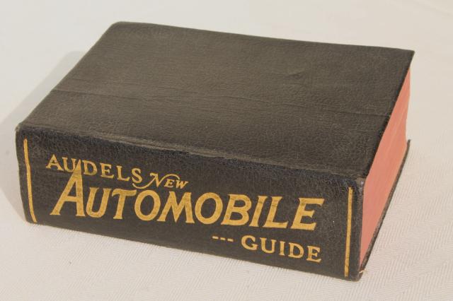 vintage Audels Automobile auto guide, 1944 edition 1938 - 42 copyright dates