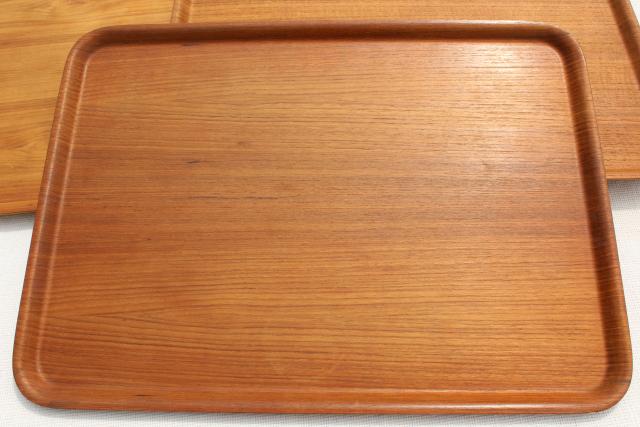Rare Vintage SILVA Blonde Bent Wood Serving Tray 15.5 x 21 ~ Made in Sweden 