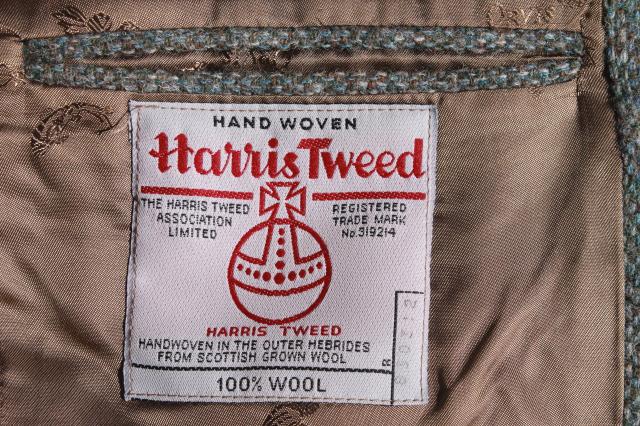 vintage Orvis Harris tweed jacket made in England, men's 44 chest
