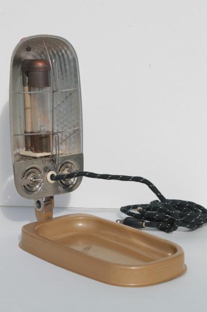 vintage Sperti P103 sunlamp, 1950s machine age portable  UV tanning light
