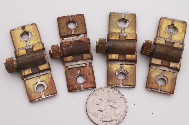 vintage Square D B8.20 overload relay thermal units  motor control parts lot of 4