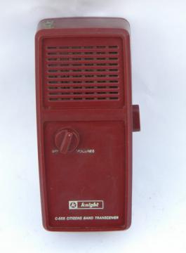 Vintage Allied-Knight hand held CB Radio transceiver / walkie-talkie