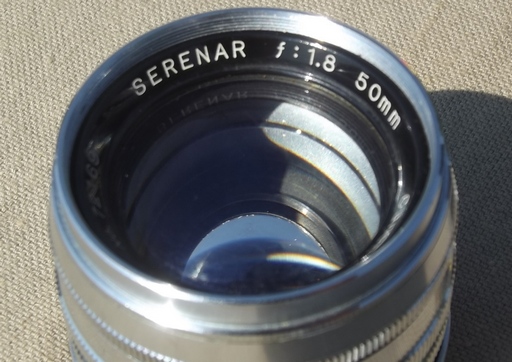 Vintage Canon Serenar camera lens 50mm f:1.8 No 72169 Leica mount