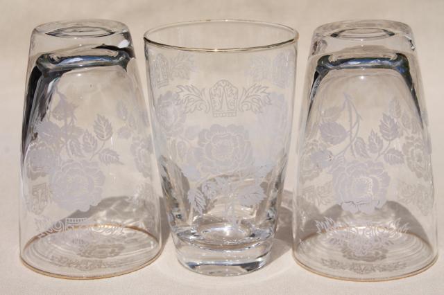 Vintage 60's Risque Thick Drinking Glasses Man Cave/ Bar Glasses Kitchy!