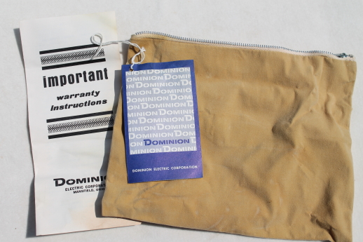 Vintage folding travel iron, Dominion automatic electric clothes iron #1033