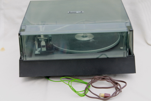 Vintage Garrard automatic turntable 42M, working record player w/ paperwork