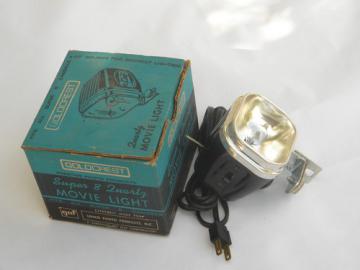 Vintage Goldcrest/Lenco movie photography light for Super 8 mm cameras