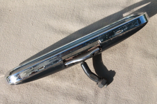 Vintage Guide rear view mirror, 50s   GM / Chevrolet glare proof mirror hot rod restoration part