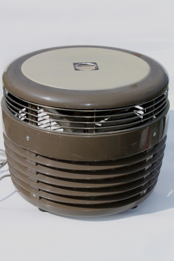 Vintage hassock fan, retro 60s Sears footstool fan in working condition