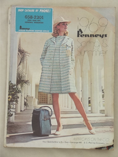 Vintage J C Penney catalog, Spring Summer 1969 Penney's big book