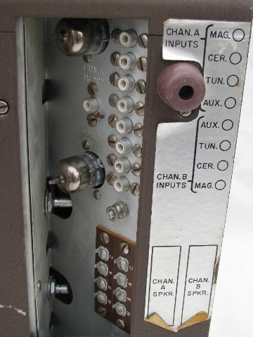 Vintage Knight model KA-25 vacuum tube stereo amplifier, KnightKit