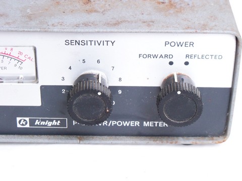Vintage Knight P2 SWR power meter for shortwave ham radios